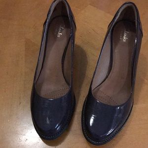 Clark’s Artisan Patten Leather Pumps
